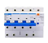 HZDXWXOJ NXBLE-125 63A 80A 100A 125A 4P Small Earth Leakage Circuit Breakers with Leakage Protection Small Air Switch(100A)