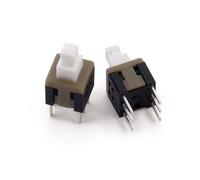 HZDXWXOJ Push Button Switch Self-Locking 6 Feet Not 7 * 7mm Reset 8.5x8.5 Small Without Lock 20Pcs(5.8x5.8MM,Self-locking)