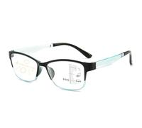 HZEPDVT 1 Pair Of Smart Zoom Reading Glasses, Blue Light Protection, Progressive Multifocal Design, Spring Legs For Easy Wearing(2.0x)