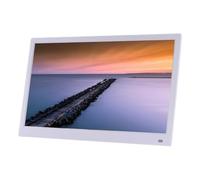 HZEPDVT 27-inch 32-inch Multifunctional Digital Photo Frame, With Human Body Sensing, Can Be Wall-mounted, Supports Picture Video Calendar Display(White,27 inches)