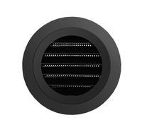 HZEPDVT Abs Round Vent Exhaust Vent 6 Inch 8 Inch Louvered Cyclone Air Outlet Accessory With Filter New Air System Outlet Can Filter Debris 1piece(8 inch)