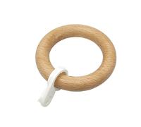 HZEPDVT Roman Rod Buckle Hook Accessories (beech Wood Color) Curtain Track Thickened Solid Wood Silent Curtain Rod Wooden Ring Hanging Ring 1 Piece(Plastic snap hook)