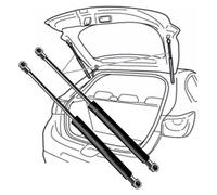 HZEXTKWD 2Pcs Auto Rear Tailgate Boot Struts For Nissan MICRA 2010 2011 2012 2013 2014 2015 2016 2017, Boot Gas Springs Shocks Hydraulic Arm Rod Telescopic Arm Prop Damper Accessory