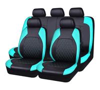 HZEXTKWD Car Seat Covers Full Set Fit For Toyota Hilux Double Cab AN120 AN130 AN10 2023-2025,5 Pcs Front Rear Seat Cover Seat Cushions Protectors Auto Breathable Mesh PU Accessories,E/Green