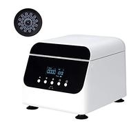 hzexun 100-240V Digital display electric low-speed large-capacity centrifuge small 4000 rpm laboratory fat serum separator (10ML*24)