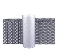 hzexun Bubble Cushioning Wrap Roll Packing Film Inflatable Perforated 300 Meter Large Bubble Wrap Roll for Shipping Packing Boxes Supplies
