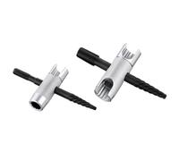 hzexun Grease Zerk Tool,4 Way Zerk Grease Fittings Removal Tool Fit 1/4"-28 SAE, 1/8"-NPT, M10x1 M8x1 and Hex Size 3/8" 5/16" 7/16" for Install, Remove, Rethread