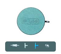 HZGFNBZ Air Stone Bubble Disc Oxygen Diffuser Stainless Steel Round Discs Air Pumps Accessory for Freshwater Salwater Fish Tanks