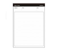 HZGFNBZ Notebook Pocket Notebooks Meeting Notebooks Memo Planner Appointment Notepads Time Management Notes Notebook Sticky Notes Notepad for Work Planning Daily Tear Off