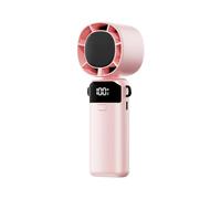 HZGFNBZ Portable Outdoor Handheld Fan 0-100 Speed Small Cooling USB C Rechargeable 5200mAh Control Cooling with Cold Compress Portable
