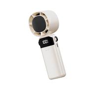 HZGFNBZ Portable Outdoor Handheld Fan 0-100 Speed Small Cooling USB C Rechargeable 5200mAh Control Cooling with Cold Compress Portable
