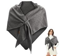 HZHSGLY Pashmina Shawls and Wraps, Pashminas for Women Knitted Warm Elegant Winter Cardigan Shawl for Women Ladies Unusual Gifts (Gray)