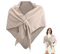 HZHSGLY Pashmina Shawls and Wraps, Pashminas for Women Knitted Warm Elegant Winter Cardigan Shawl for Women Ladies Unusual Gifts (Khaki)