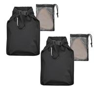 HZHSGLY Travel Soap Bag Case, Waterproof Leakproof Soap Bar Case with Soap Bubble Mesh Bag, Hanging Travel Quick Drying Soap Bar Container for Soap Bar Shampoo Bars (Without Soap) 2 Pack