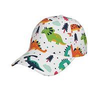 Hzhuaoeg Colorful Dinosaurs Print Baseball Cap Adjustable Trucker Hat Dad Cap Outdoor Sports Hat for Men Women