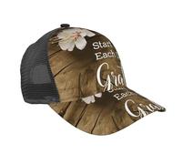 Hzhuaoeg Inspirational Quotes Baseball Cap for Men Women, Unisex Adjustable Trucker Cap Mesh Back Sports Casual Cap Summer Sun Hat