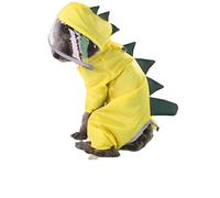 HZHYMBD Pet Raincoat Cats And Dogs Four-legged Waterproof Raincoat-raincoat Yellow-2xl Back Length 45cm