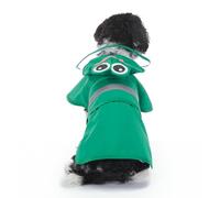HZHYMBD Pet Raincoat Dog Raincoat, Universal Little Yellow Duck And Bee Raincoat-frog-4xl