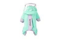 HZHYMBD Pet Raincoat Raincoat, Reflective And Traction Four-legged Waterproof For Going Out In Rainy Days-green-xl (recommended Weight 12-15 Pounds)