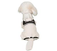 HZHYMBD Pet Raincoat Raincoat, Reflective And Traction Four-legged Waterproof For Going Out In Rainy Days-brown-xl (recommended Weight 12-15 Pounds)