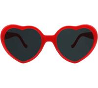HZJ-AIGO Heart Sunglasses Red Sunglasses - Heart Shaped Sunglasses For Women Kids Party Glasses Stocking Fillers Kids Vintage Sunglasses Taylor Merchandise Party Outdoor