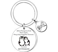 HZJ-AIGO Valentines Gifts for Him Her You Are My Penguin Keyring Girlfriend Boyfriend Gifts Cute Penguin Gifts for Her Aniversary Gifts for Him Boyfriend Christmas Gifts Wife Husband Gifts