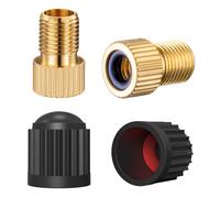HZJD Presta Valve Adaptor Convert Presta to Schrader Adapter for Bike Infla