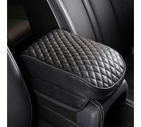 HZLGL Car Armrest Mat for Toyota Yaris 5-door/Yaris Cross/1999-2021 2022-2025,Center Console Waterproof Armrest Seat Box Cover Protector Interior Fittings Decor Parts,B/Black