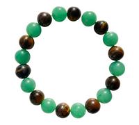 HZling Bracelets For Womens Natural Tiger Eye And Green Gemstone Bracelet Adjustable Handmade Crystal Beaded Wristband For And Meditation Bracelets53