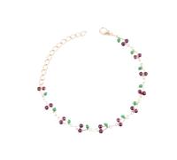 HZling Braclets Natural Five Crystal Bracelet With Rutilated Quartz Tiger's Eye & Stones Energy Balancing Wealth Attraction Hand Chain For Men And Women Braclets& 27