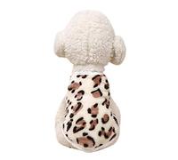 HZling Coat For Dogs Winter For Autumn Clothes Leopard Pet Pet Print And Dog Product Bust Pet Supplies Winter Dog Coat (Brown, M)