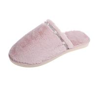 HZling Slippers Womens Women's Fireside Shearling Indoor/Outdoor Scuff Slipper with Wide Widths Pink