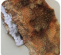 HZLXF1 ruffle trim 1M Mesh Pleated Flower Embroidery Lace Fabric Trims Not Easy To Deform And Strong Suitable For Sewing Handmade Craft Dress Skirt Material Accessories Lace (Color : Brown)