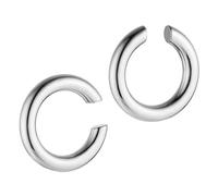 HZMAN 3.5mm Thick Stainless Steel Simplicity Ear Cuffs for Men Women Clip On Cartilage Cuff Earrings Non Piercing, Stainless Steel, No Gemstone