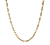HZMAN 7mm Cuban Chain for Men Stainless Steel Men's Gold Chain Diamond Cut Hip Hop Link Chains Necklace 16-30 Inch (28in)