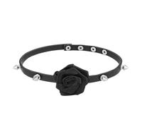 HZMAN Adjustable Goth Black Choker Necklace for Women 90s Collar, Emo Accessories, Adjustable, Zinc, No Gemstone