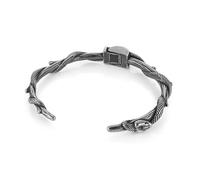 HZMAN Goth Snake Open Bracelet for Men Women Stainless Steel Bangle Bracelet