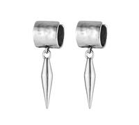 HZMAN Stainless Steel Ear Cuff Earrings for Men Women No Piercing Retro Lightweight Clip On Cartilage Earring Jewelry Gift