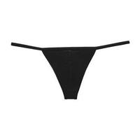 HZMM Cotton Briefs Fitted Boxer Shorts G-String Briefs Mens Low Thong Back Underwear Open Waist Underpants Cotton Underwear Plain Under Pants Trunks Briefs Black