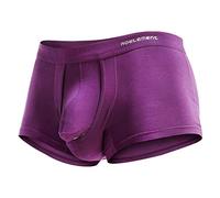 HZMM Men's Cotton Stretch Briefs Men's Breathe Underwear Bullet Separation Physiological Underpants Comfortable Men Sexy Brief Underpants Purple
