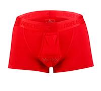 HZMM Men's Mesh Jock Strap Athletic Underwear Separation Underwear Men’s Physiological Bullet Underpants Breathe Men's Underwear Comfortable Men Sexy Brief Underpants Red