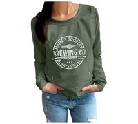 HZMM Women's Maternity Jumper Tops Side Zip Open Pregnancy Sweatshirt Comfort Autumn Warm Breastfeeding Nursing Pullover Top Mama's Boobery Always On Tap Tunic Tops(Army Green, XXL)