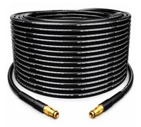 HzNzYHD 15M Pressure Washer Replacement Hose for Karcher K Series K2 K3 K4 K5 K6 K7,MAX.60℃,karcher Extension Hose,Power Jet Wash Hose,Click Type Plug Quick Connector