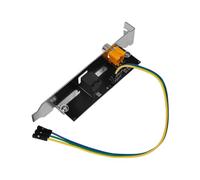 Hzoibyze Audio Interface Card Spdif Bracket Optical And Coaxial Audio With Secure Plate Tidy Rear Connection Multichannel Output Suitable for desktop pc builds home audio racks gaming stations