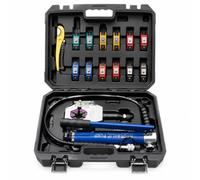 Hzoibyze Automotive Air Conditioning Hose Crimper Manual Hydraulic Tool Kit Crimping Tool Crimping Head Lever Handles Aluminum Alloy Hard Shell Case Suitable, 7842P
