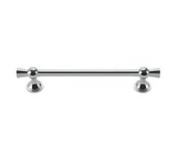 Hzoibyze Cabinet Drawer Handle Pull Knob Bar Brass Hardware with Polished Finish and Smooth Rounded Styling Clean Look with Cylindrical Handle and Center, Color to 9, Silver, 160mm