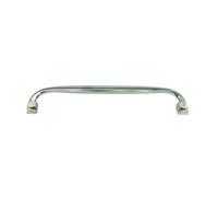 Hzoibyze Cabinet Drawer Handle Pull Knob Cupboard Grip Wardrobe Handle Brass Accessory with Comfortable Ergonomic Hold and Clean Lines Suitable for condo, Silver, Chrome, 192mm