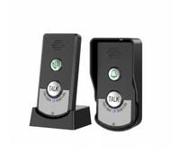 Hzoibyze Device Two Way Entry Chime Door Talk System With Charging Base Indicator Lights Adjustable Volume Suitable for Houses Multi Floor Buildings Workplaces