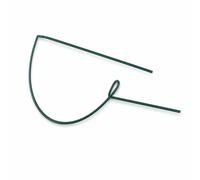 Hzoibyze Industrial Trellis Support Stake Arch Support Hoop Heavy Duty Iron Art Semi Circular Shape Climbing Plants Improves Air Suitable for pots beds small landscapes, 25cmX40cm