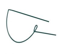 Hzoibyze Industrial Trellis Support Stake Arch Support Hoop Heavy Duty Iron Art Semi Circular Shape Climbing Plants Improves Air Suitable for pots beds small landscapes, 38cmX70cm